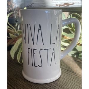NEW Rae Dunn By Magenta VIVA LA FIESTA (long live the party) Coffee/Beer Mug
